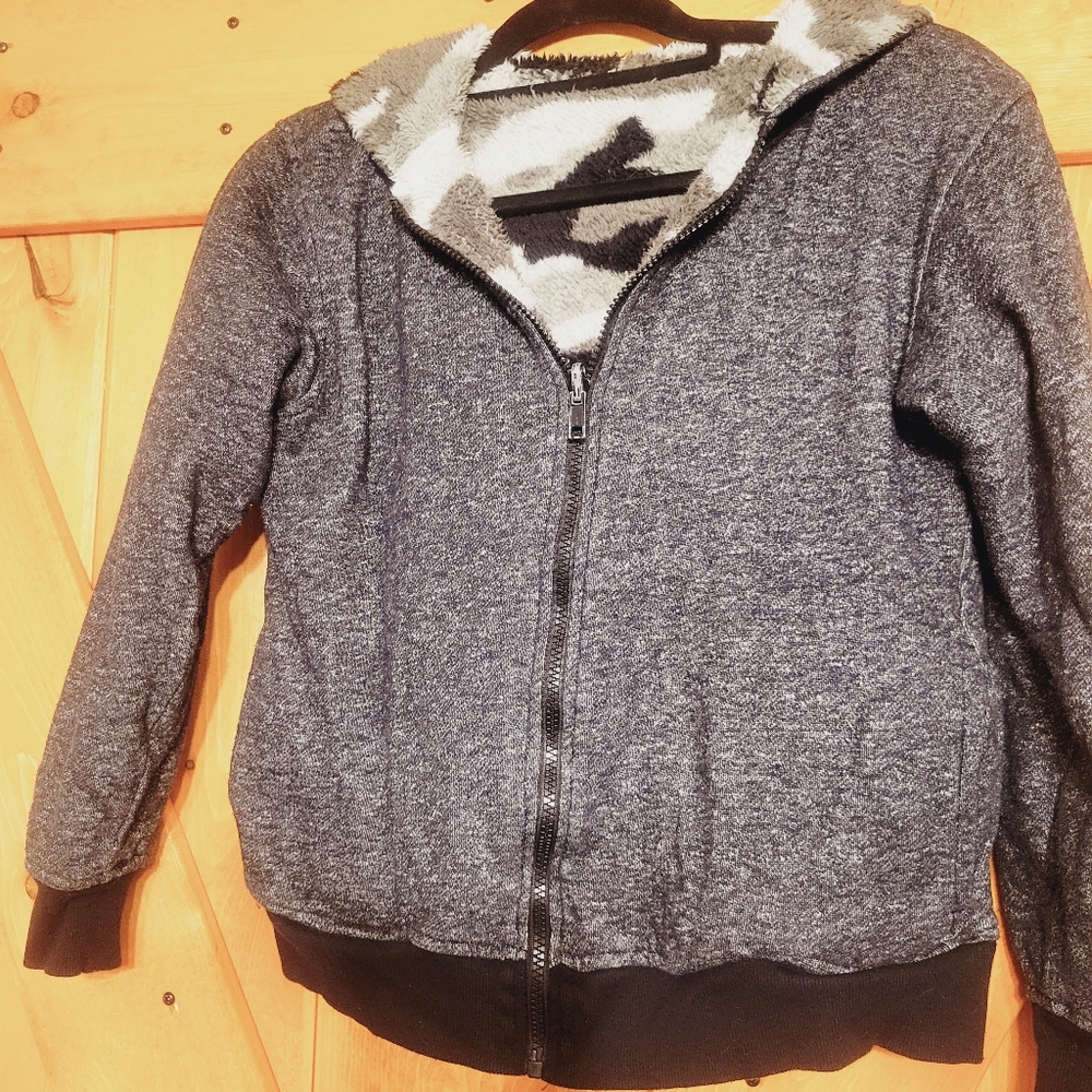 Boys Shera Reverable Zip Up Hoodie
